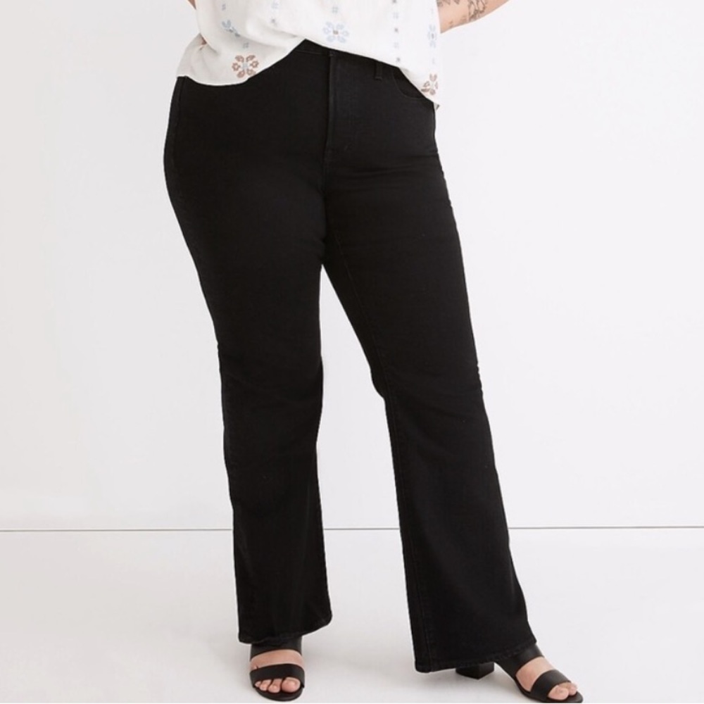 Madewell The Perfect Vintage Flare Jean in‎ Black Women’s Sz 32